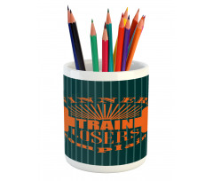 Winners Losers Words Pencil Pen Holder