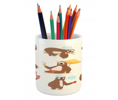 Funny Sluggard Animal Pencil Pen Holder