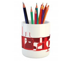 Modern Abstract Pencil Pen Holder