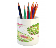 Watercolor Super Food Pencil Pen Holder