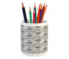 All Seeing Eye Pyramidal Pencil Pen Holder