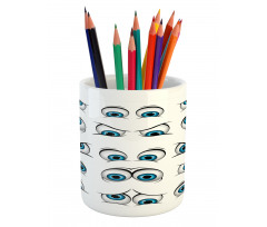 Cartoon Emoticons Funny Pencil Pen Holder