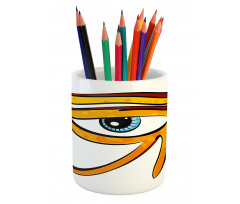 Eye Shape Egyptian Pencil Pen Holder