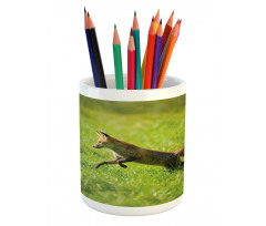 Jumping Animal Fresh Grass Pencil Pen Holder