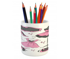 Cartoon Style Pencil Pen Holder