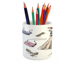 Summer Theme Pencil Pen Holder