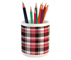 Striped Old Fashioned Pencil Pen Holder