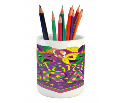 Carnival Blazon Art Pencil Pen Holder