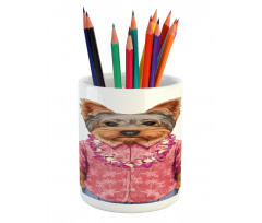 Dog in Humanoid Form Pencil Pen Holder