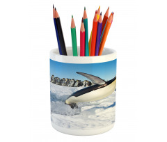 Detailed Arctic Photo Pencil Pen Holder