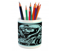 Female Astronaut Pencil Pen Holder