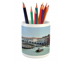 Venice Gondola Canal Photo Pencil Pen Holder