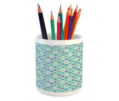 Colorful Water Droplets Pencil Pen Holder