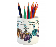 Ornate Dreamcatcher Pencil Pen Holder