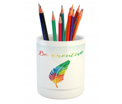 Rainbow Quill Creative Pencil Pen Holder