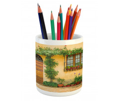 City Life in Tuscany Pencil Pen Holder