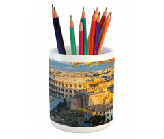 Colosseum View in Rome Pencil Pen Holder