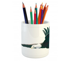 Huge Predator in Skies Pencil Pen Holder