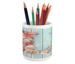 Ocean Inspired Theme Pencil Pen Holder