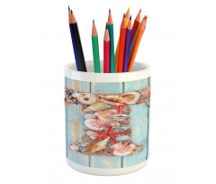 Marine T Invertebrates Pencil Pen Holder