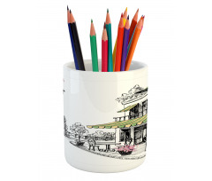 Parisian Patio Pencil Pen Holder