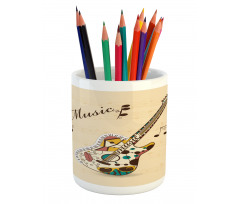 Abstract Funk Instrument Pencil Pen Holder