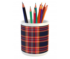 Vivid Cultural Pattern Pencil Pen Holder