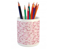 Cheery Blooms Pencil Pen Holder