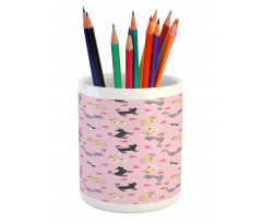 Colorful Different Cats Pencil Pen Holder