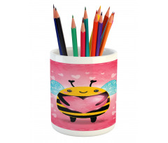 Bumblebee Cartoon Pencil Pen Holder