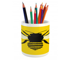 Honeybee Silhouette Pencil Pen Holder