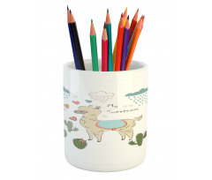 Abstract Animal Pencil Pen Holder