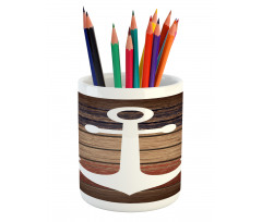 Boat Theme Anchor Motif Pencil Pen Holder