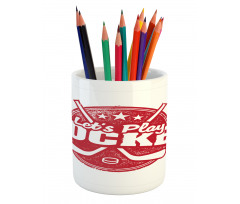 Let's Play Retro Style Pencil Pen Holder