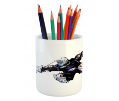 Goalkeeper Playing Game Pencil Pen Holder