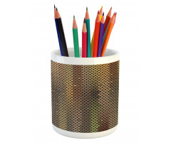 Disco Party Dots Pencil Pen Holder