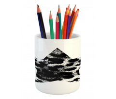 Star Shape Grunge Pencil Pen Holder