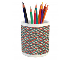 Simple Puzzle Mosaic Pencil Pen Holder