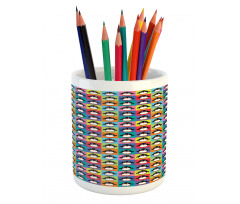 Colorful Frame Animals Pencil Pen Holder