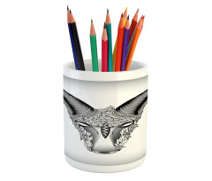 Head of Aries Art Pencil Pen Holder