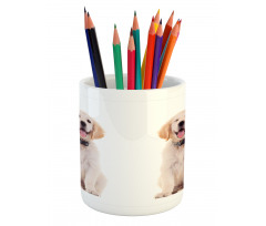 Happy Puppy Pencil Pen Holder