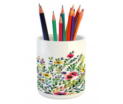 Burgeoning Nature Theme Pencil Pen Holder