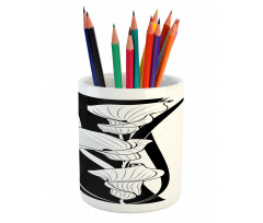 Crevalle Flower Pencil Pen Holder