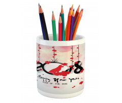 Brush Blossom Pencil Pen Holder