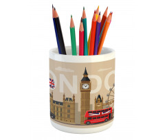 Britain Landmarks Pencil Pen Holder