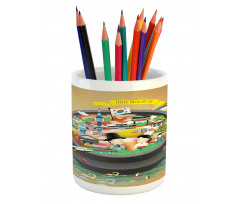 Cartoon Style Khimchi Pot Pencil Pen Holder