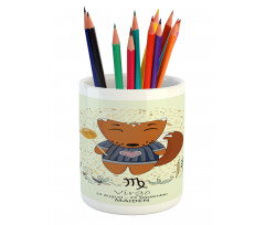 Horoscope Design Pencil Pen Holder