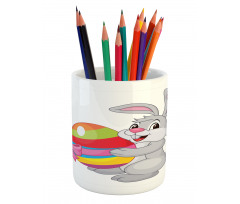 Cartoon Rabbit Pencil Pen Holder