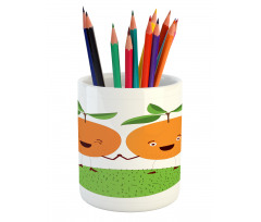 Cartoon Fruit Pencil Pen Holder