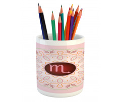 Mandala in Pink Pencil Pen Holder